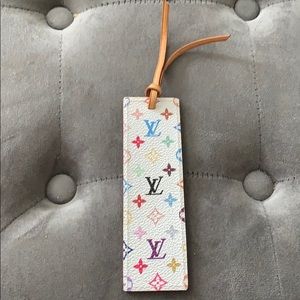 Louis Vuitton multi colored bookmark